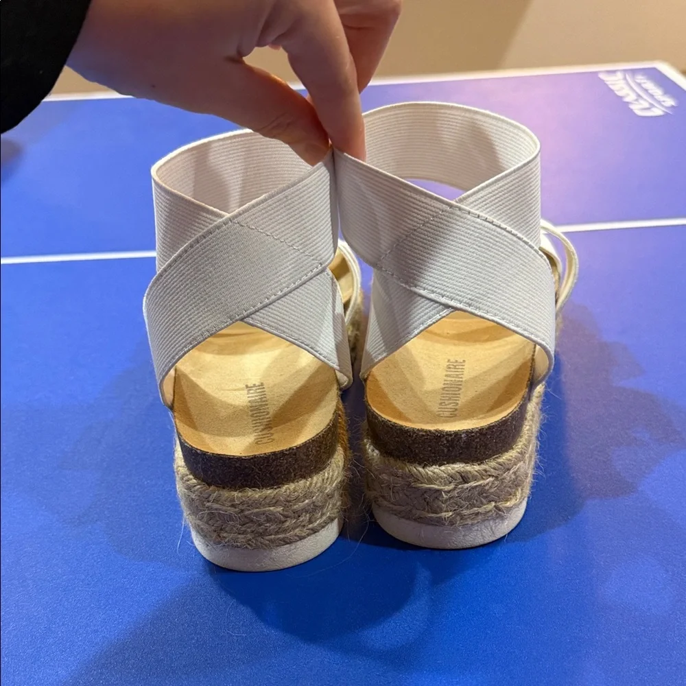 CUSHIONAIRE Mandy Strappy Espadrille Platform Sandals